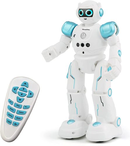 Threeking New Rc Robot Toys Gesture Sensing Touch Control Programmable Robot Toy for Kids Ages 6+