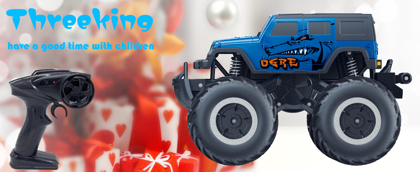 Threeking Waterproof Rc Truck Toys
