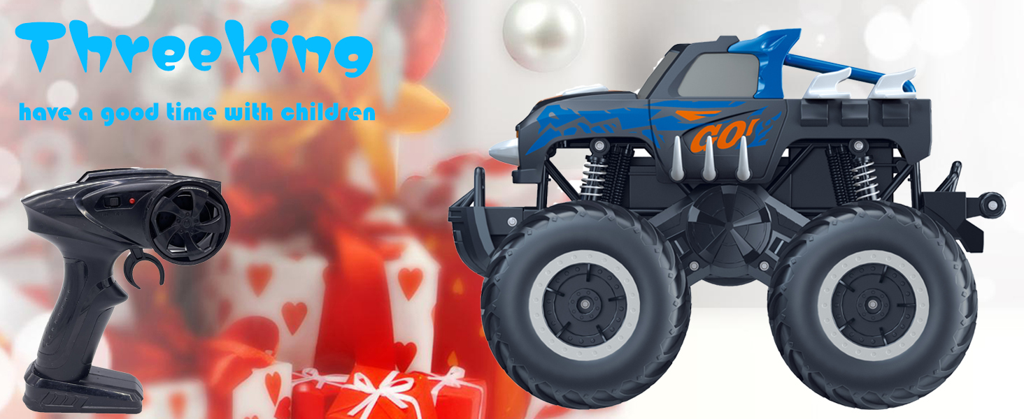 Threeking Rc Truck Toys for kids ages 6+