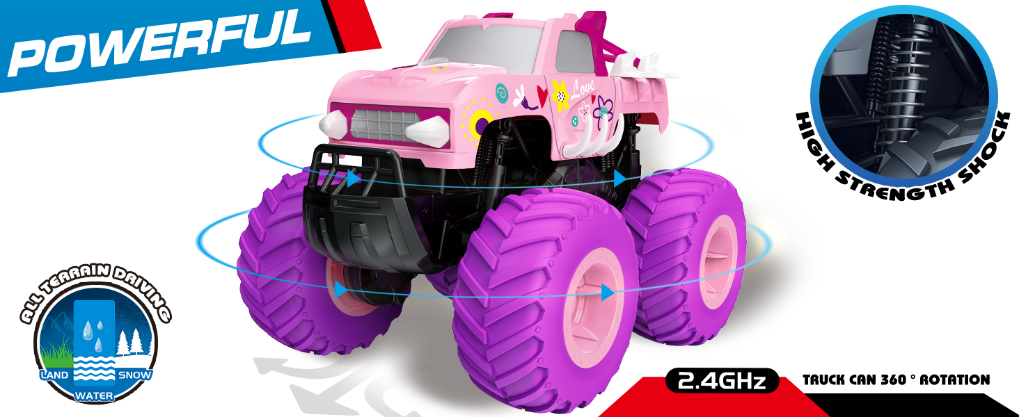 pink rc car toys for girls
