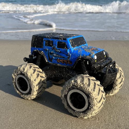 Threeking 1:16 Waterproof SUV Toys RC Car Truck Toys &nbsp;for All Terrain for Boys Ages 6+ Blue