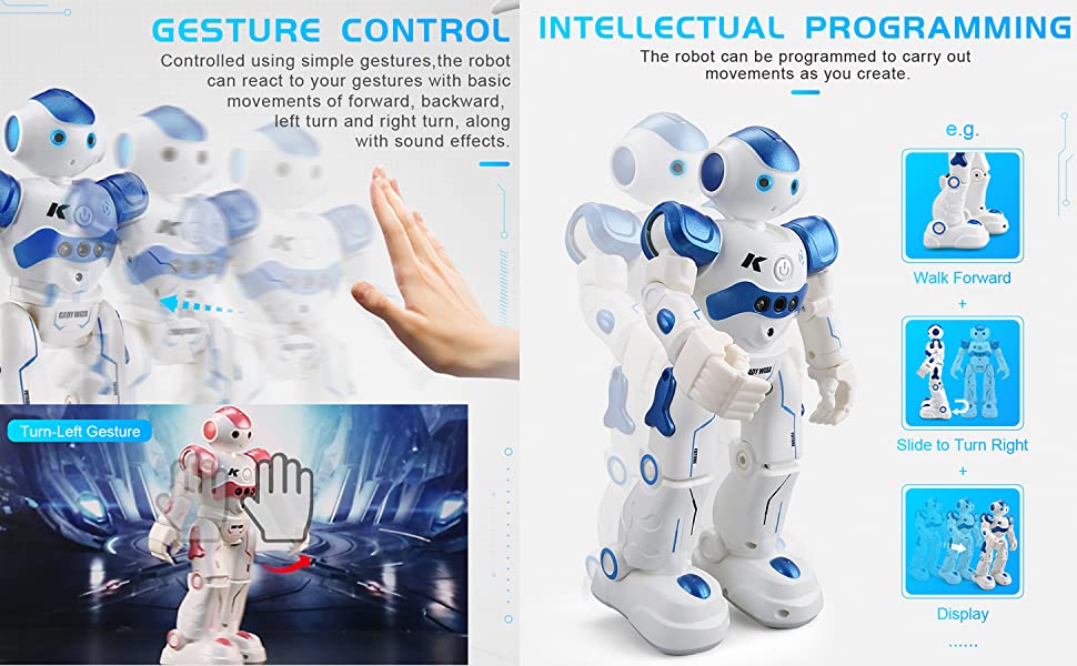 gesture control programmable robot toy